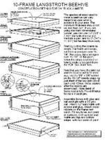 10 frame Langstroth beehive plans
