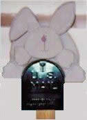 Easter crafts - bunny on top of mailbox crafts