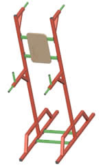 chin dip exercise equipment plans with fitness platform
