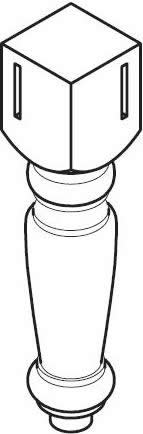 coffee table leg pattern