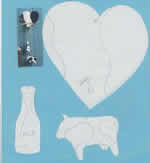 woodcraft patterns - cow peg hangies