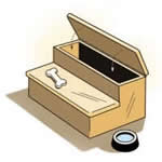 Dog steps plans with storage