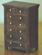 doll house furniture plans - chest of drawers