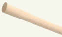 1&Prime; Hardwood dowel rod