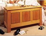 framed panel hope chest plans