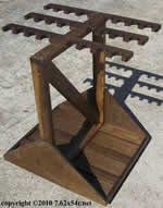 free standing gun rack plans
