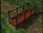 laminate beam garden footbridge