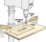 woodworking jigs - Large slot template