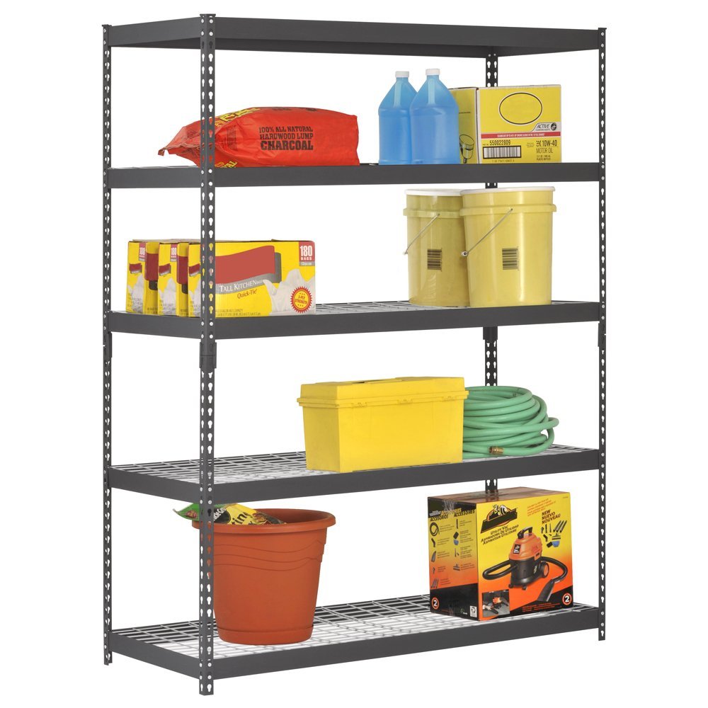 manufactured garage shelves
