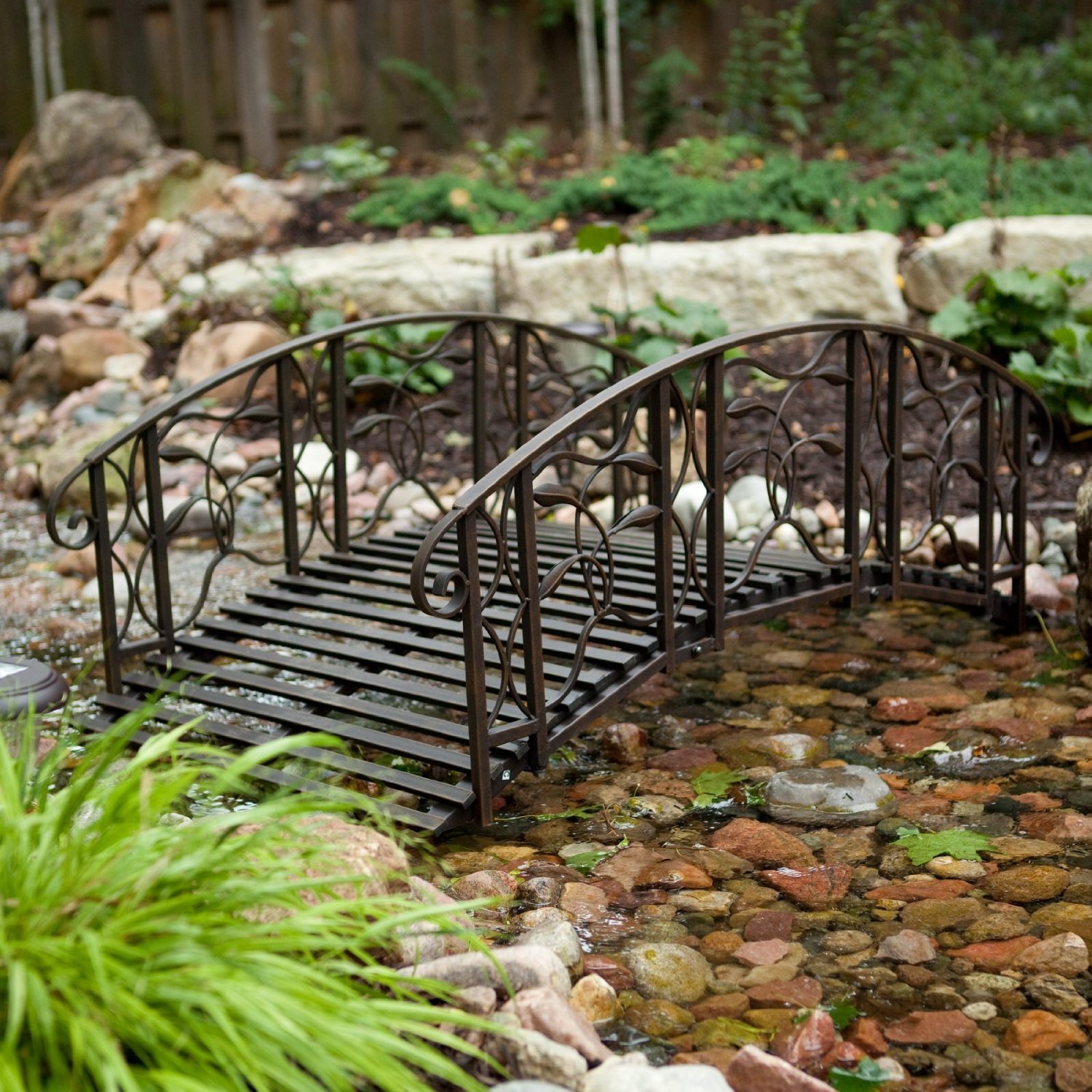 pre-made garden bridge