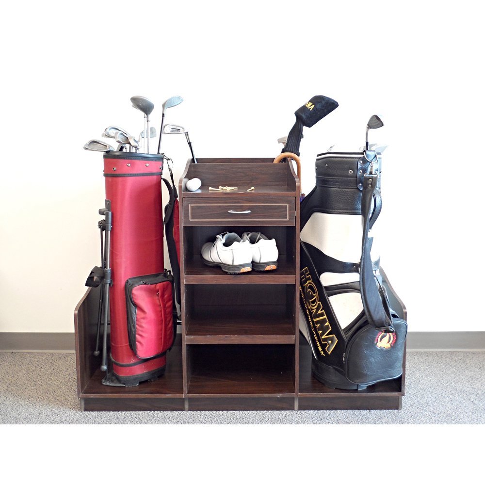 manufactured golf bag rack