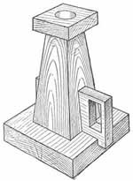 mission style candle holder plans
