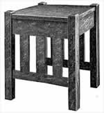 mission style end table plans