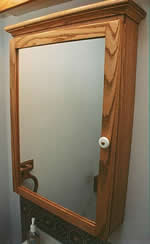 oak medicine cabinet mirror plans
