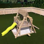 jungle gym plans - sandbox