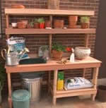 potting bench plans