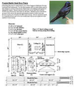 purple martin nesting box