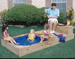 sandbox and play deck