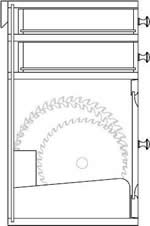 tool cabinet plans - saw blade storage