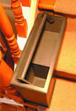wood box plans - stair storage