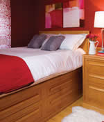 storage bed plans