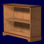 traditional bookcase plan