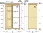 cad drawing of an entertainment center plans