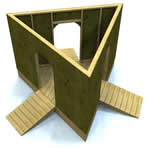 triangle playhouse plans