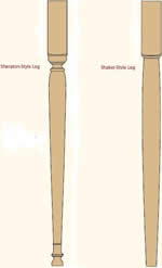 turned leg patterns