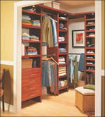 walk-in closet - closet organizer plans