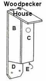 woodpecker birdhouse plans